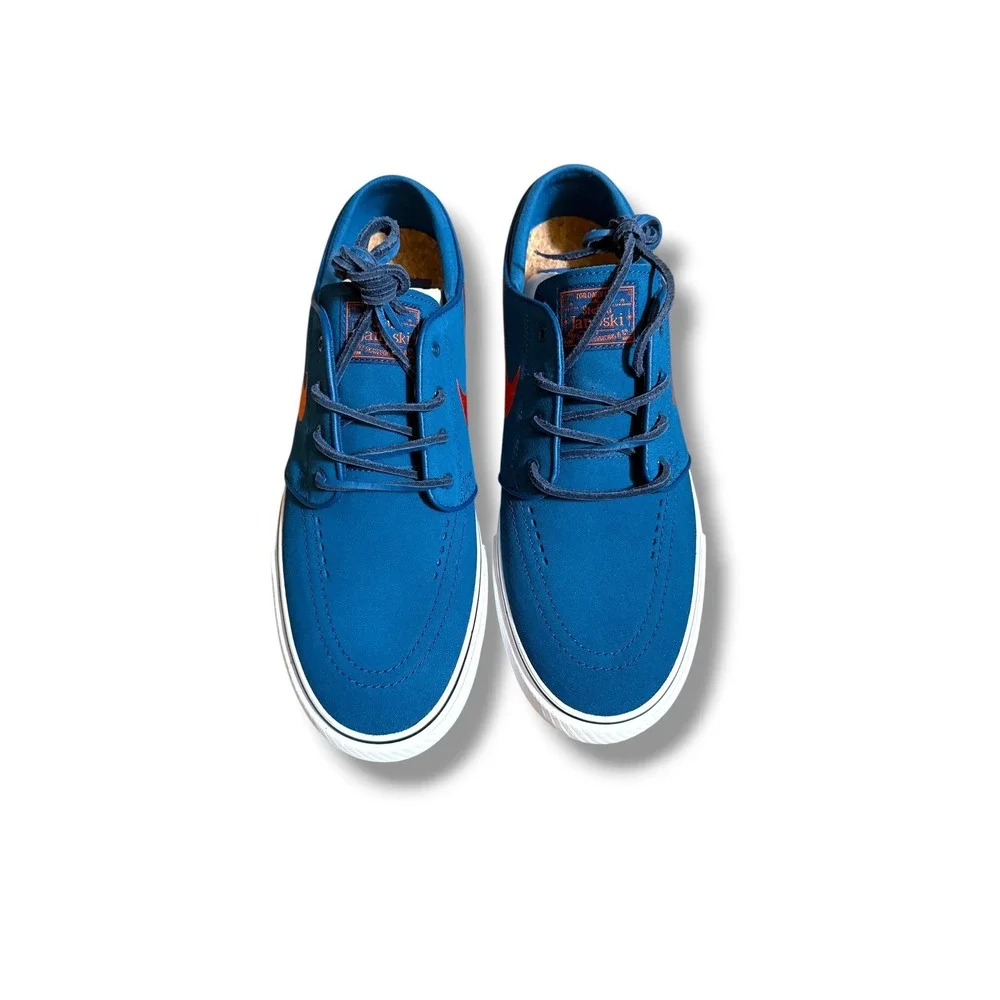 Nike SB Stefan Janoski OG+ Blue Force Orange Mens 9 FD6757-401‎ Skate Shoes NIB